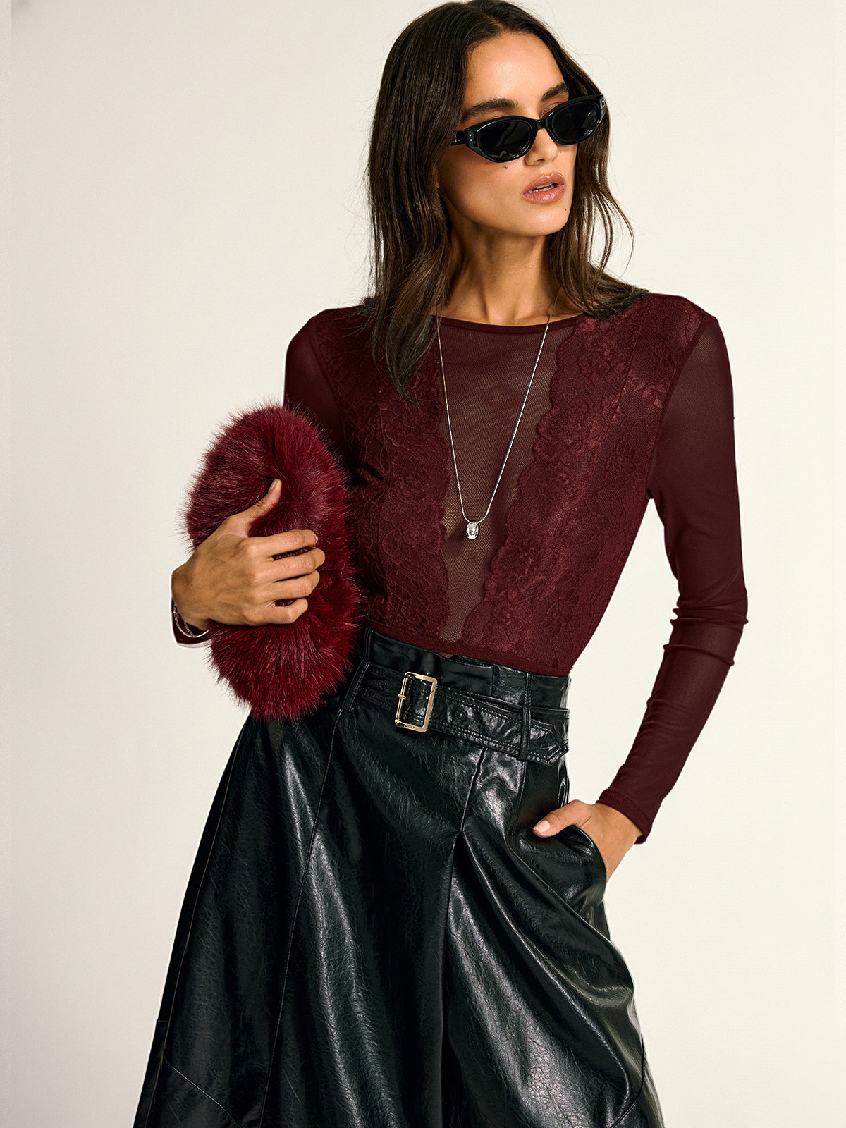 Noir Élise Lace Bodysuit