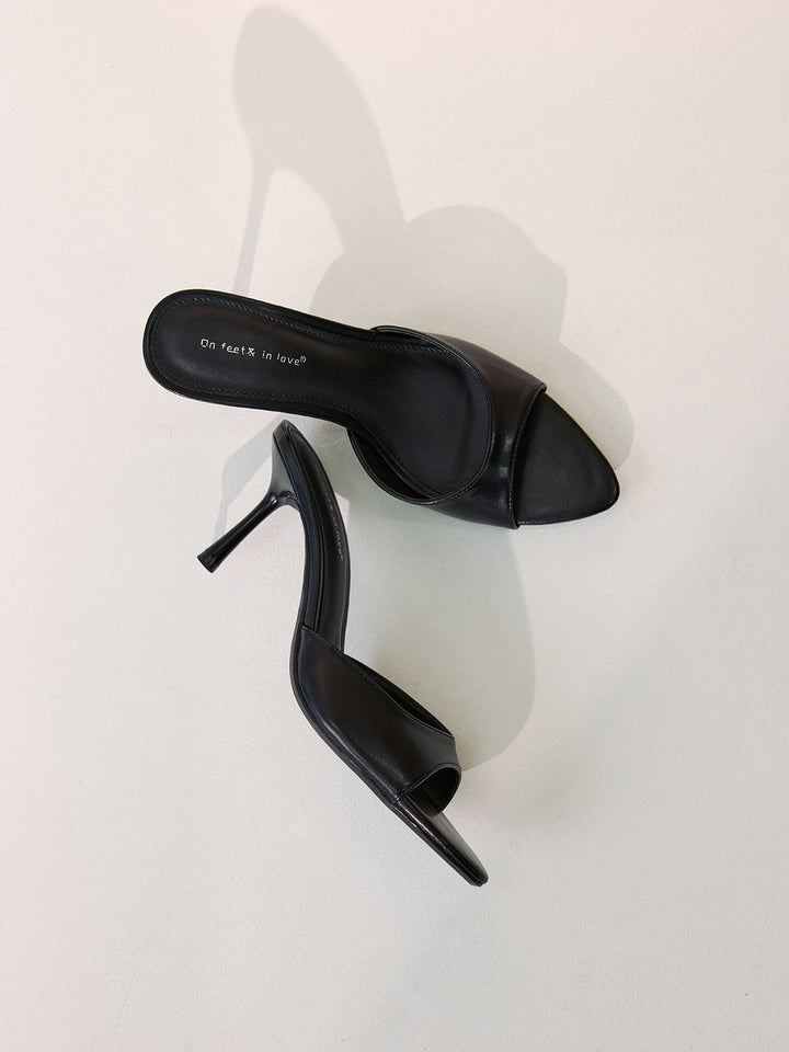 Noir Élise Heels